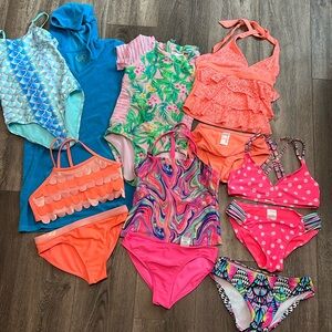 Girls Swim Suit  7-8 Bundle
